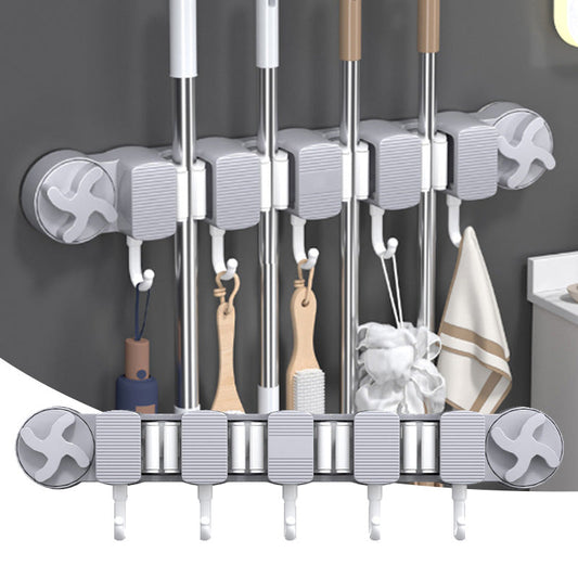 Stansfri badrumsrad sugkopp moppklämma