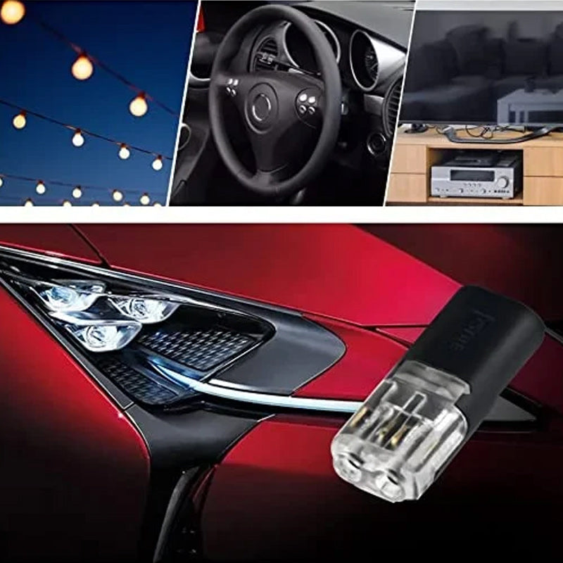 ⏰ Endast nu 49% rabatt!🏆⚡ Dubbeltrådig push-in-kontakt med låsspännebeslag🔒