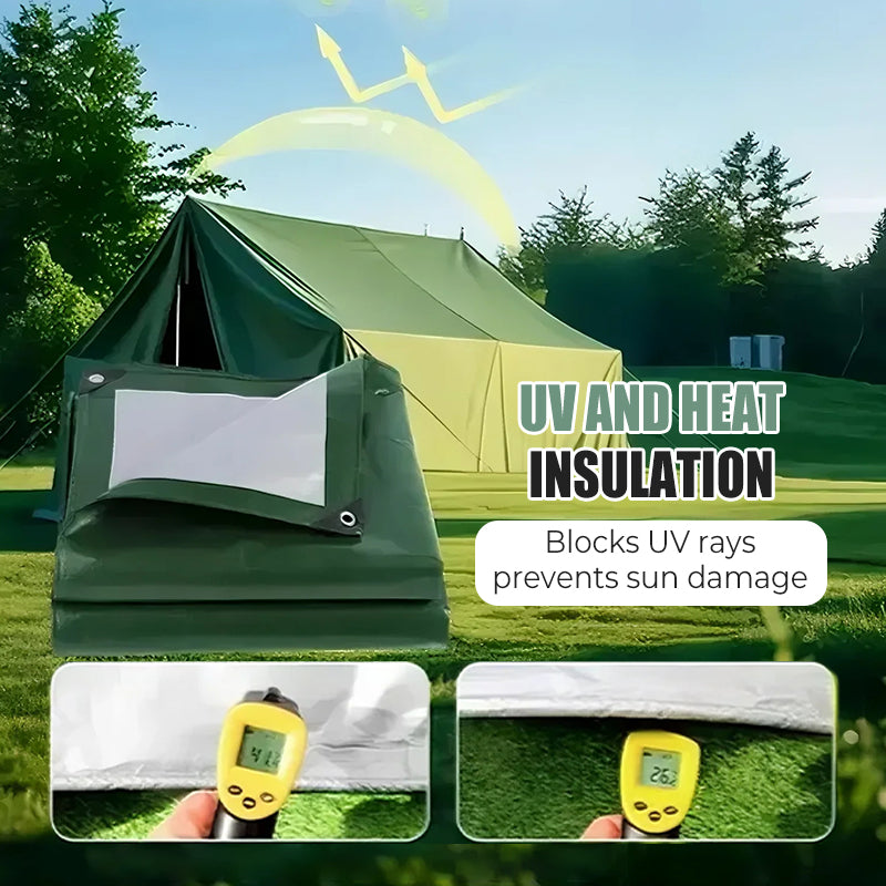 ⏳Begränsad tid 49% rabatt⏰Vattentätt UV-skyddande canvas tyg för utomhusbruk🏕️⛱️