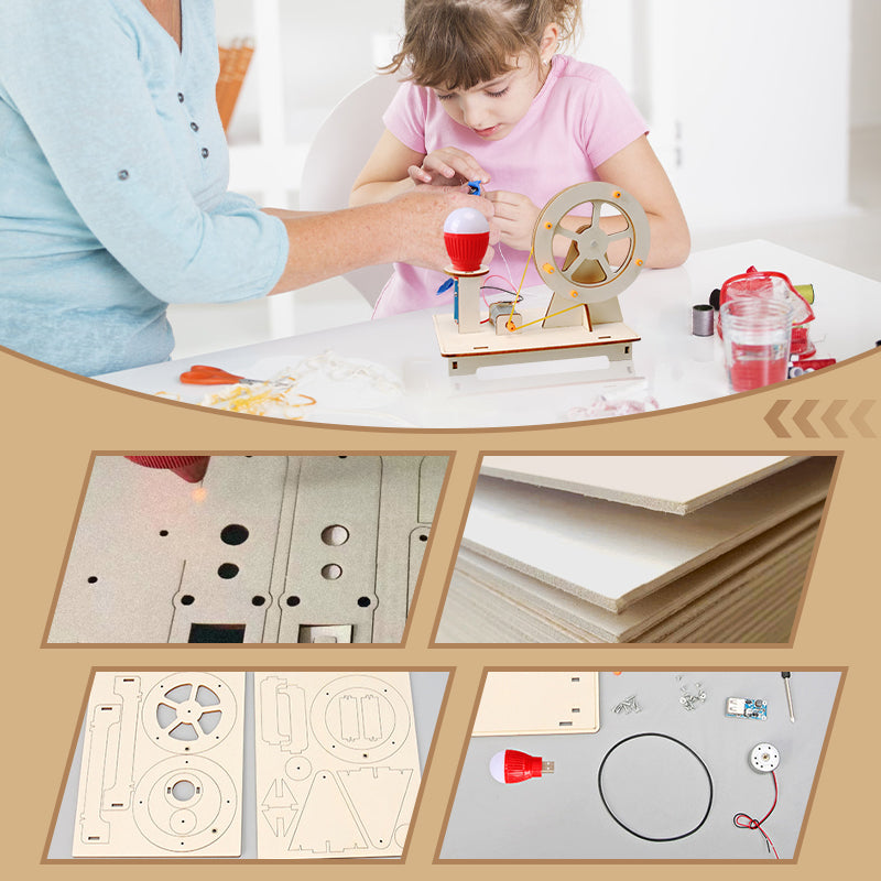 ⏰ Endast nu 49% rabatt!🧩 DIY Kreativa Tekniska Leksaker - Bygg & Lär med Elektronikkomponenter, Rolig STEM-utbildning för Barn 🚀📦