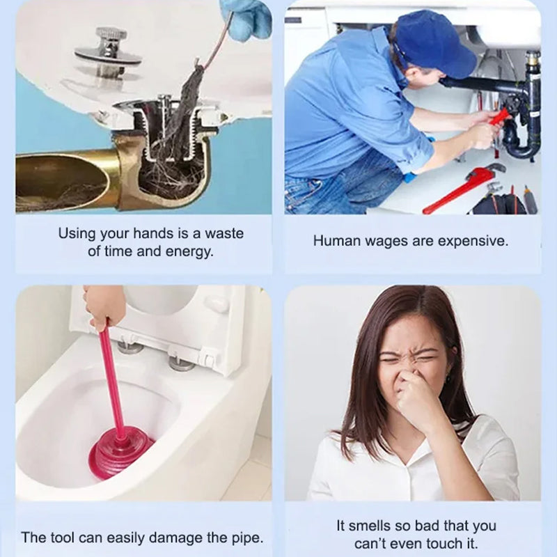 ⏰ Endast nu 49% rabatt!🔥Köp 2 få 1 gratis🔥Kraftfull rörrensare