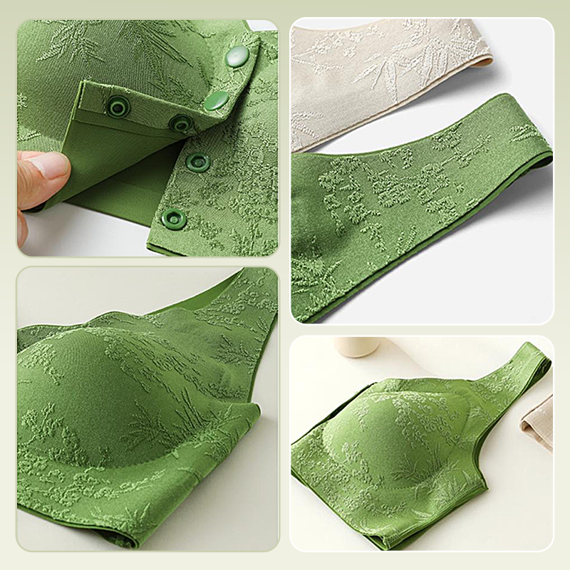 ⏰ Nu bara 49% rabatt!🏆Bekväm sömlös bh med spänne fram och bygelfri🌿🌿