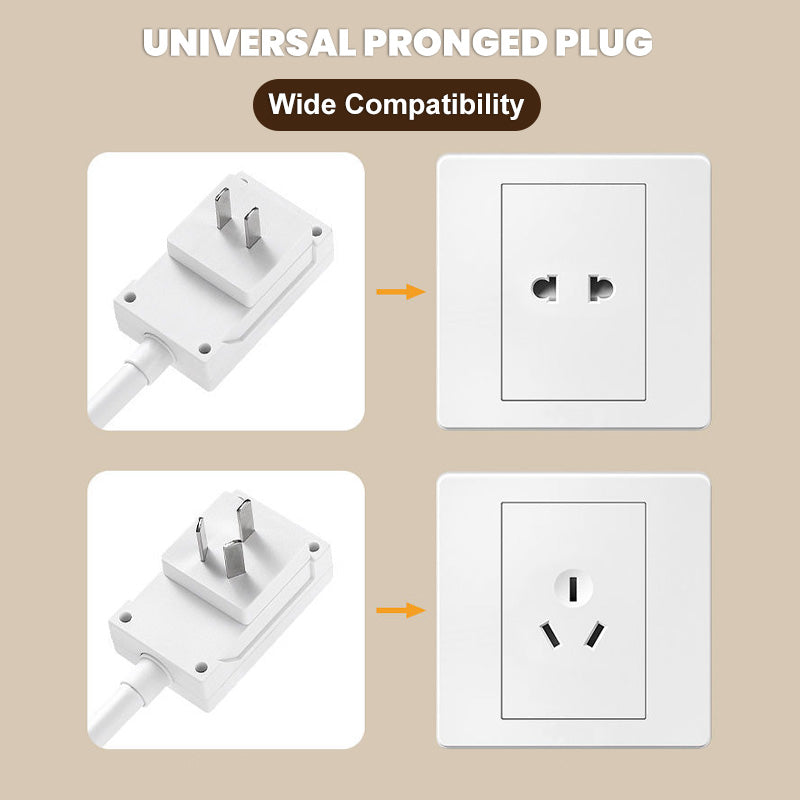 Hög effekt badrumsuttag med strömbrytare