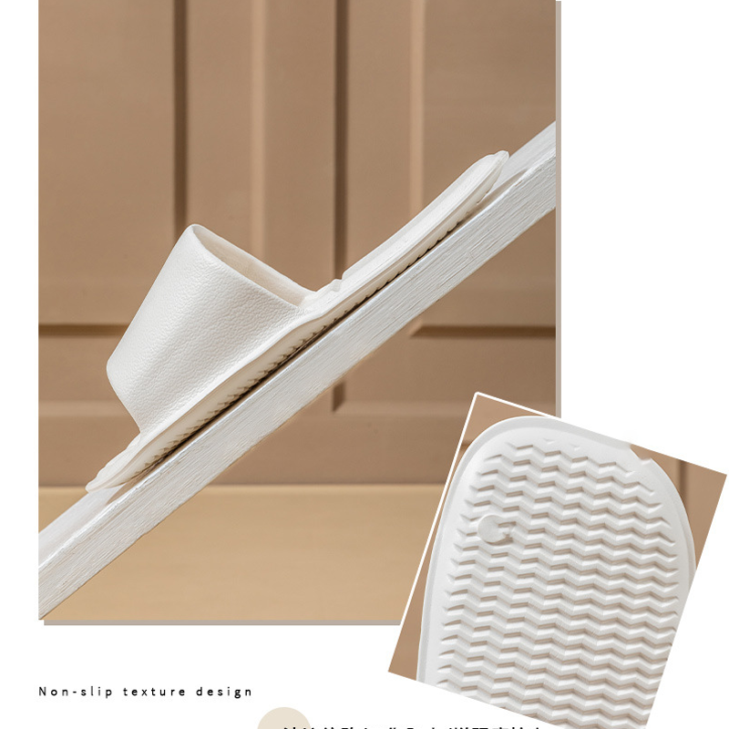 Hopfällbara halkfria engångsduschtofflor