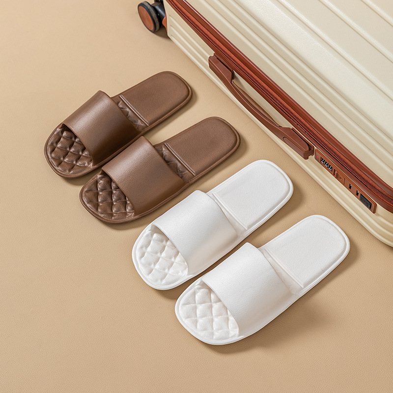 Hopfällbara halkfria engångsduschtofflor