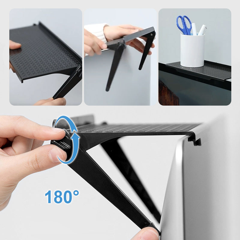 📺Smarta TV-topphylla utan borrning – hållbar, flexibel och perfekt för ordning hemma!