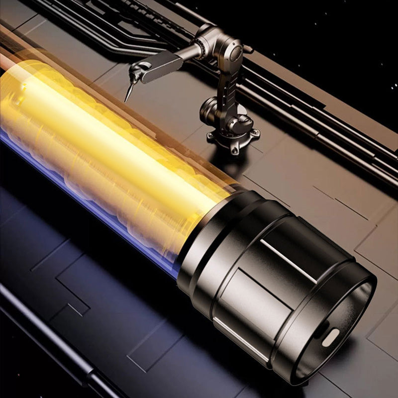 🔦 KÖP 2, FÅ 1 GRATIS! ✨ Bärbar LED Ficklampa – Justerbar Fokus, Vattentät & Perfekt för Utomhusnödläge ⚡📦