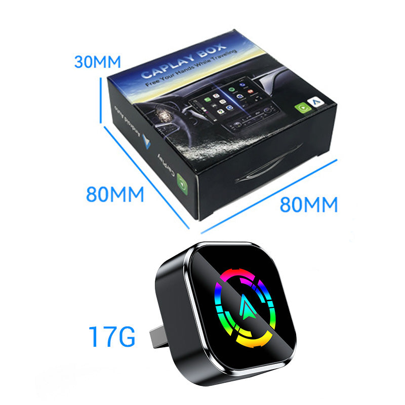 ⏰ Endast nu 49% rabatt!🔥 2-i-1 Trådlös Adapter - Kompatibel med iPhone & Android Auto, Enkel Plug-and-Play Installation ✨