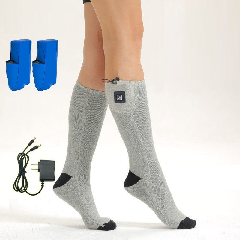 ⏰ Endast nu 49% rabatt!🔥så länge lagret räcker!🧦Uppvärmda strumpor med justerbar temperatur – förbättrade batterier – unisex