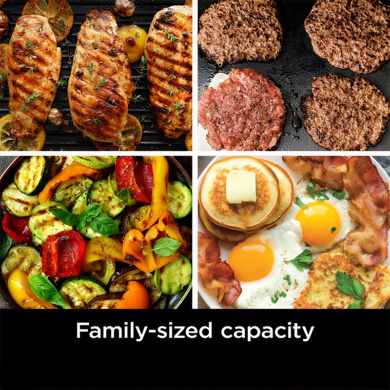 ⏳Begränsad tid 49% Rabatt⏰2200 W rökfri inomhusgrill med nonstick-platta🥩