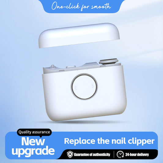REA✂️ 2-i-1 laddningsbar elektrisk nagelklippare och polermaskin – Smärtfri trimning för händer och fötter