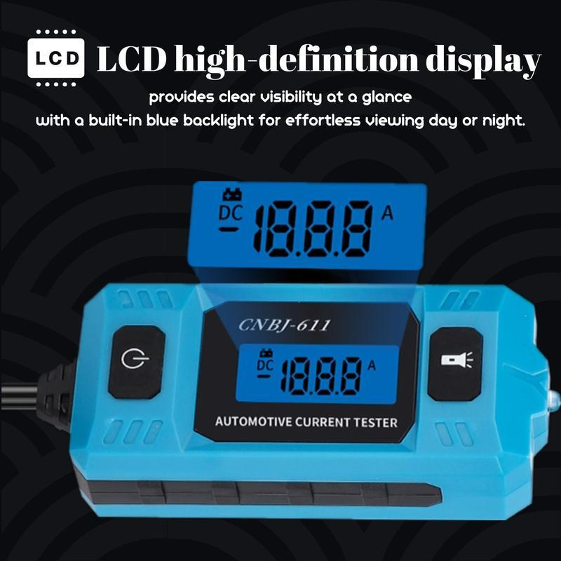 🔥Säljer snabbt / Mycket populärt🔥Bärbar strömtestare för bilar