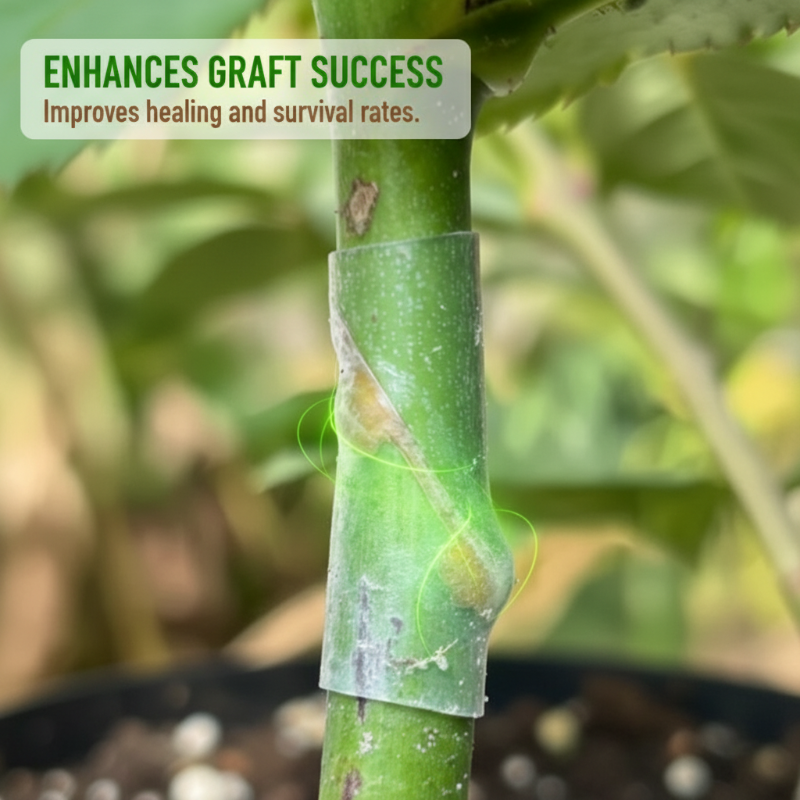 🌳 49% RABATT NU! 🔥 50 st Silikonhylsor för Ympning – Flexibla, Hållbara & Befrämjar Häling på Fruktträd 🛠️🌱