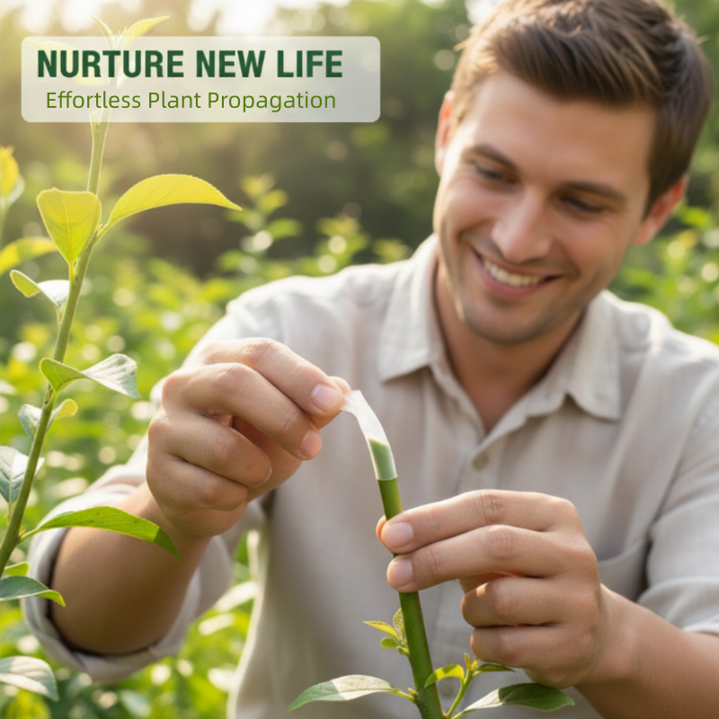 🌳 49% RABATT NU! 🔥 50 st Silikonhylsor för Ympning – Flexibla, Hållbara & Befrämjar Häling på Fruktträd 🛠️🌱