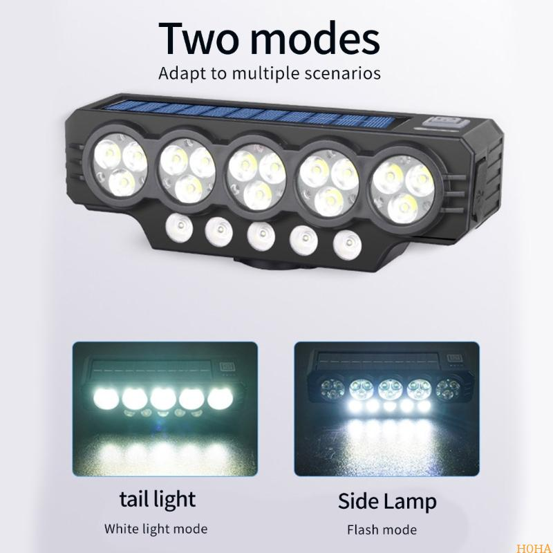 🔥49 % rabatt🔥Solcells- och USB-laddningsbar cykellampa