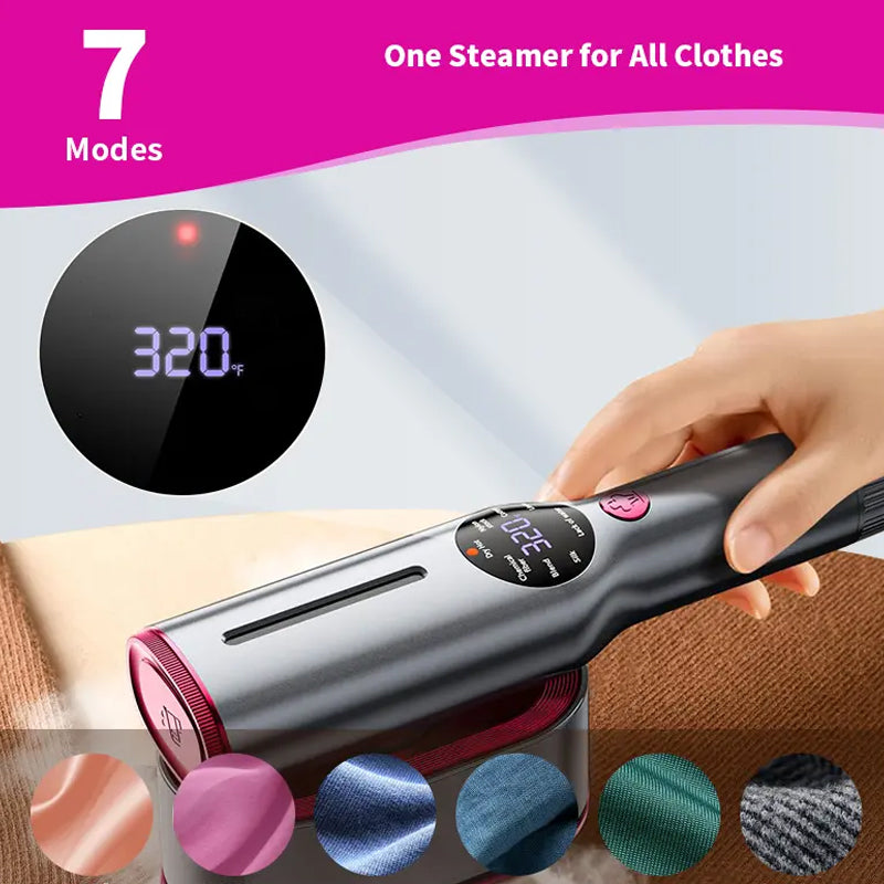⏰ Endast nu 49% rabatt!🔥✨Oumbärlig i hemmet✨Bärbar ångstrykjärn för kläder