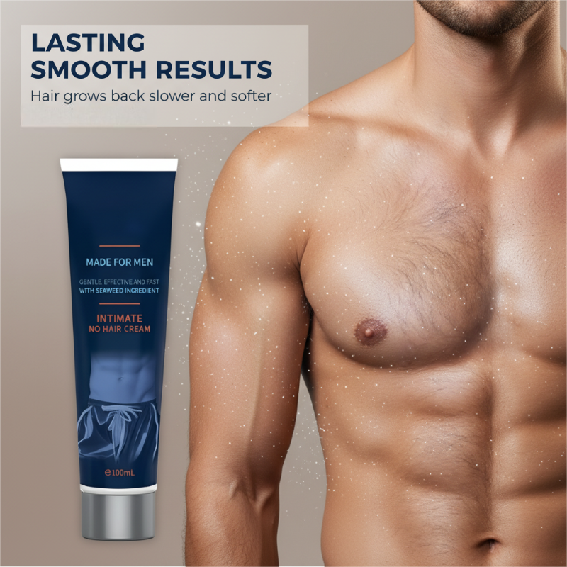⏰ Endast nu 49% rabatt!🔥Köp 2 få 1 gratis🔥Fast-Acting Body Hair Removal Cream for Men