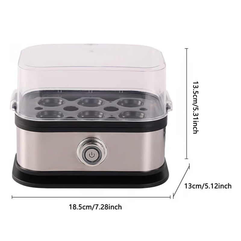 🔥🎁Nyhet 49 % RABATT🔥Multifunktionell äggkokare med transparent lock