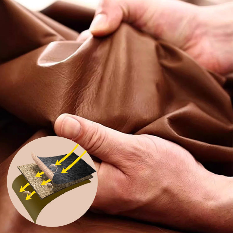 ⏰ Endast nu 49% rabatt!🔥✨ Lädervård & rengöringskräm med svamp 🧼