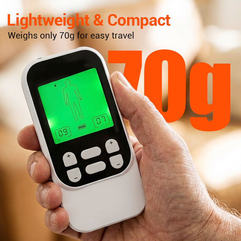 ⏰ Endast nu 49% rabatt!🔥Bärbar Dual Channel TENS Unit Muskelstimulator