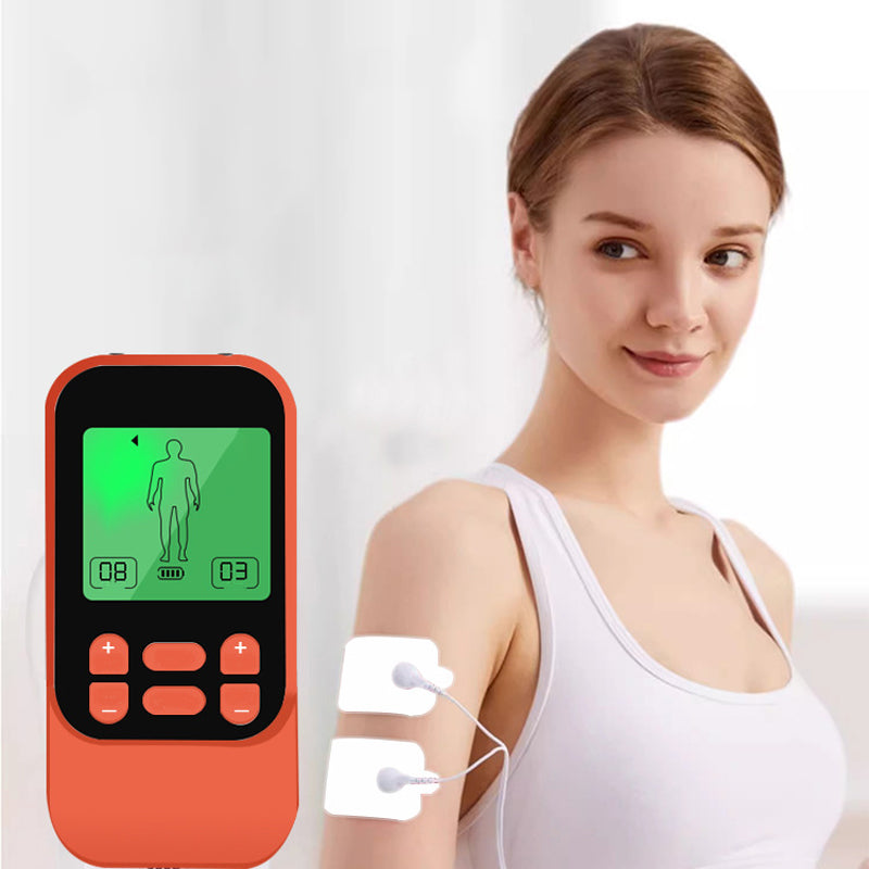 ⏰ Endast nu 49% rabatt!🔥Bärbar Dual Channel TENS Unit Muskelstimulator