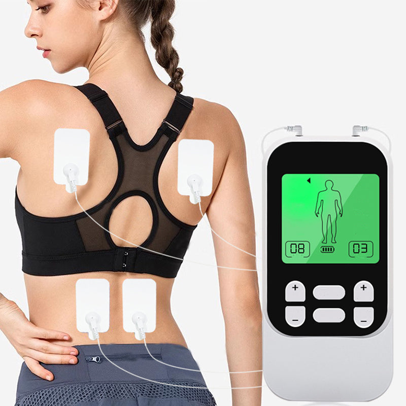⏰ Endast nu 49% rabatt!🔥Bärbar Dual Channel TENS Unit Muskelstimulator