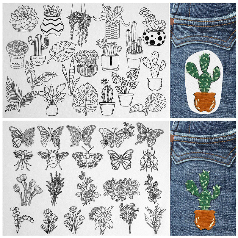 ⏰ Nu bara 49% rabatt! 🔥Vattenlösligt broderistabilisatormönsterkit