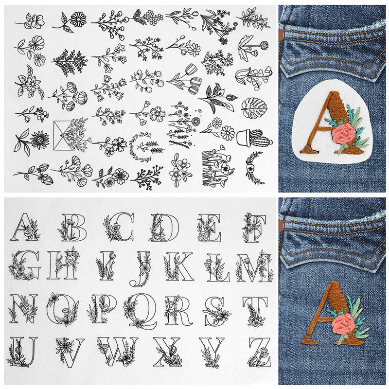 ⏰ Nu bara 49% rabatt! 🔥Vattenlösligt broderistabilisatormönsterkit