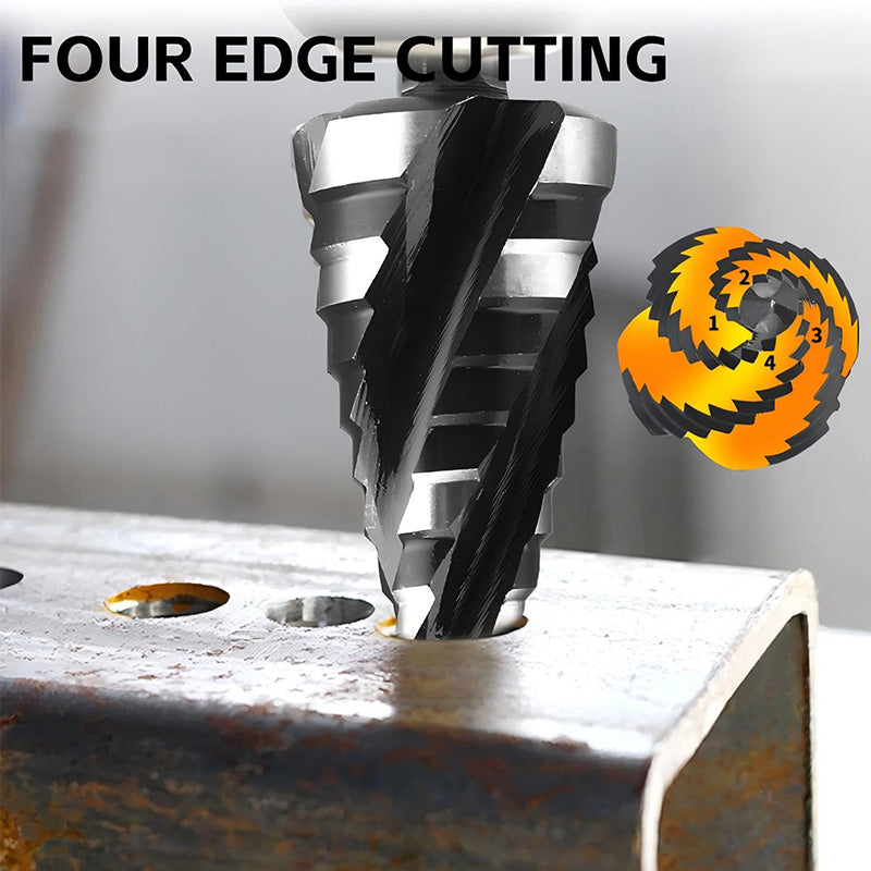 🔥5-delad HSS-stegborrkronesats för metall