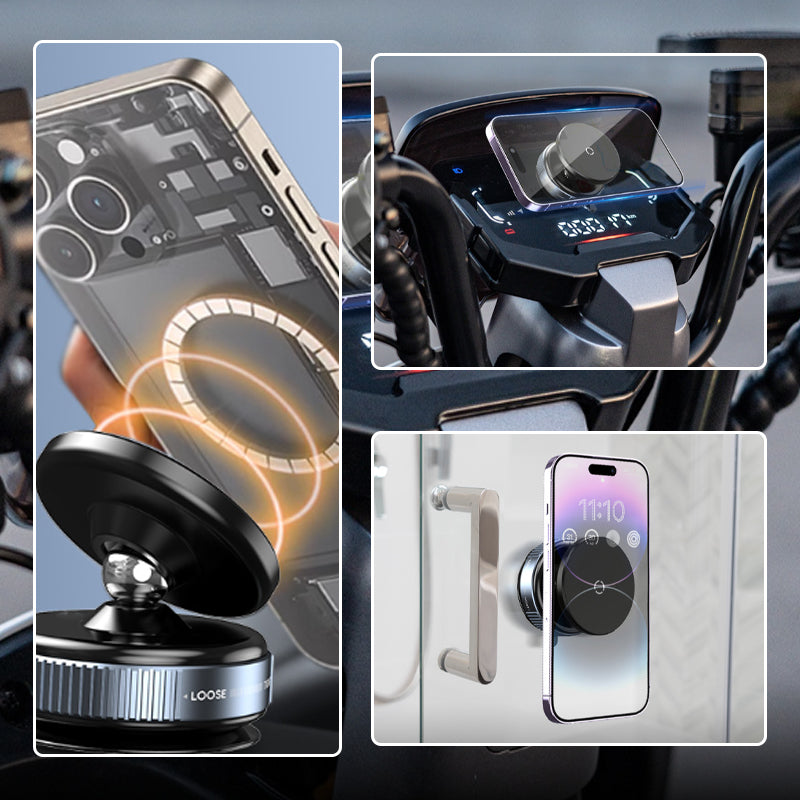 ⏰ Endast nu 49% rabatt!🔥360° roterande mobilhållare med vakuumsug