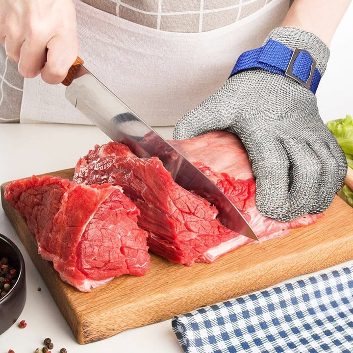 JoulumyyntiRuokalajin ruostumattomasta teräksestä käsineet