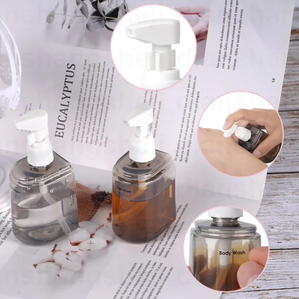 ✨Mini Shampoo Dispenser Portable Travel Bottle Set