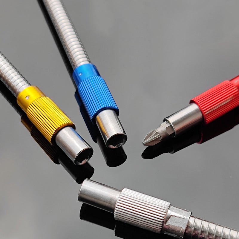 (🔥HOT REA NÃO 49% RABATT) - Hexagonal Shank Metal Flex Universal förlängningsbitshållare