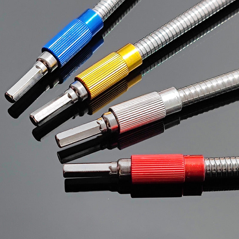 (🔥HOT REA NÃO 49% RABATT) - Hexagonal Shank Metal Flex Universal förlängningsbitshållare