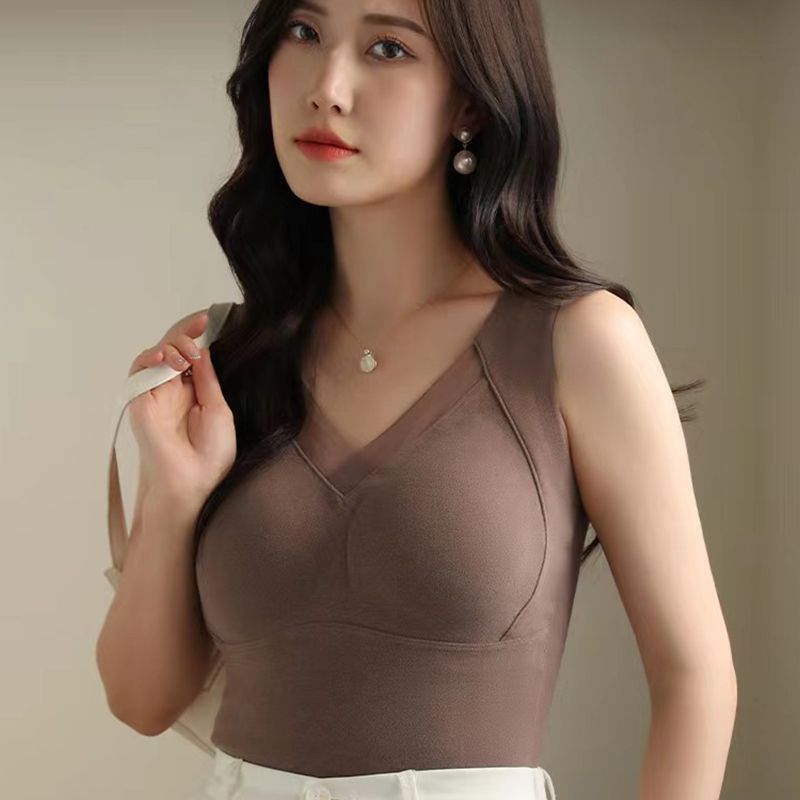 Termisk vest undertrøye med innebygd BH