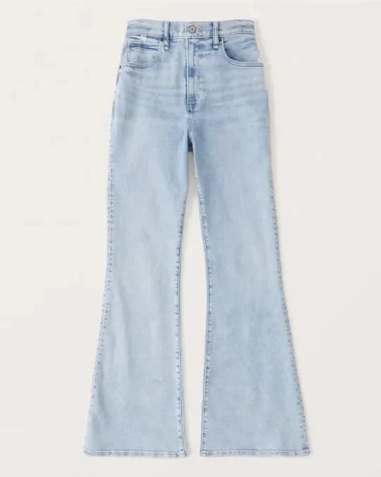 ⭐Naiset 2023,⭐Ultra High Rise Stretch Flare Jean.