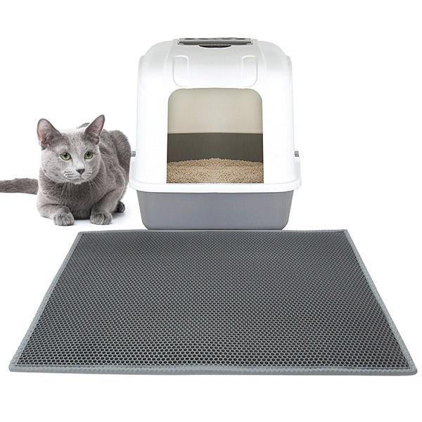 Tappeto in jersey per pet cat antiscivolo a doppio strato-fino al 50% di sconto
