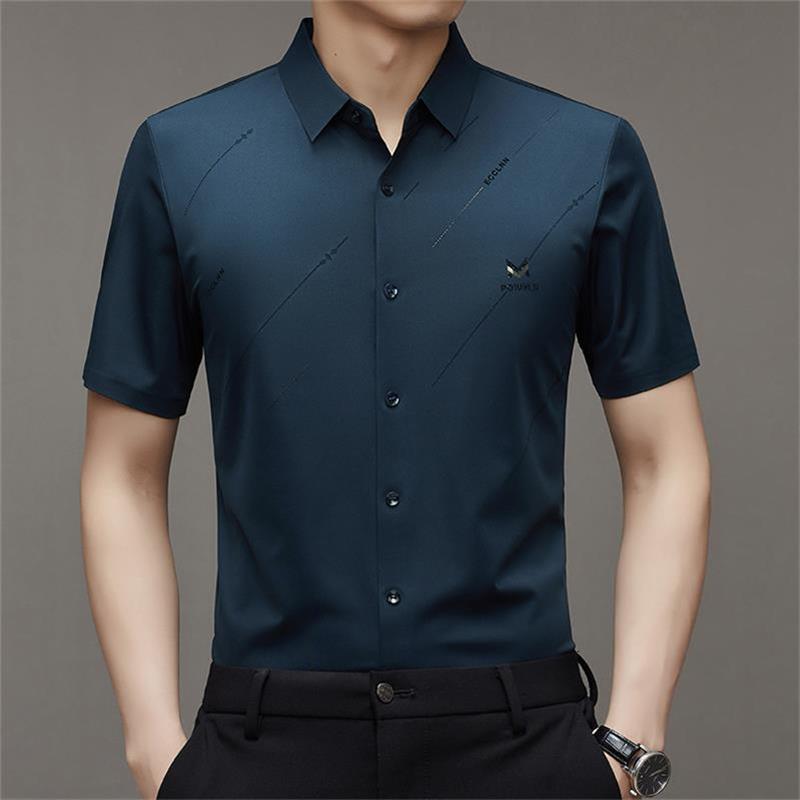 Camicia da uomo in seta anti-rynx