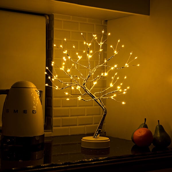 LED télécommande arbre lumière veilleuse