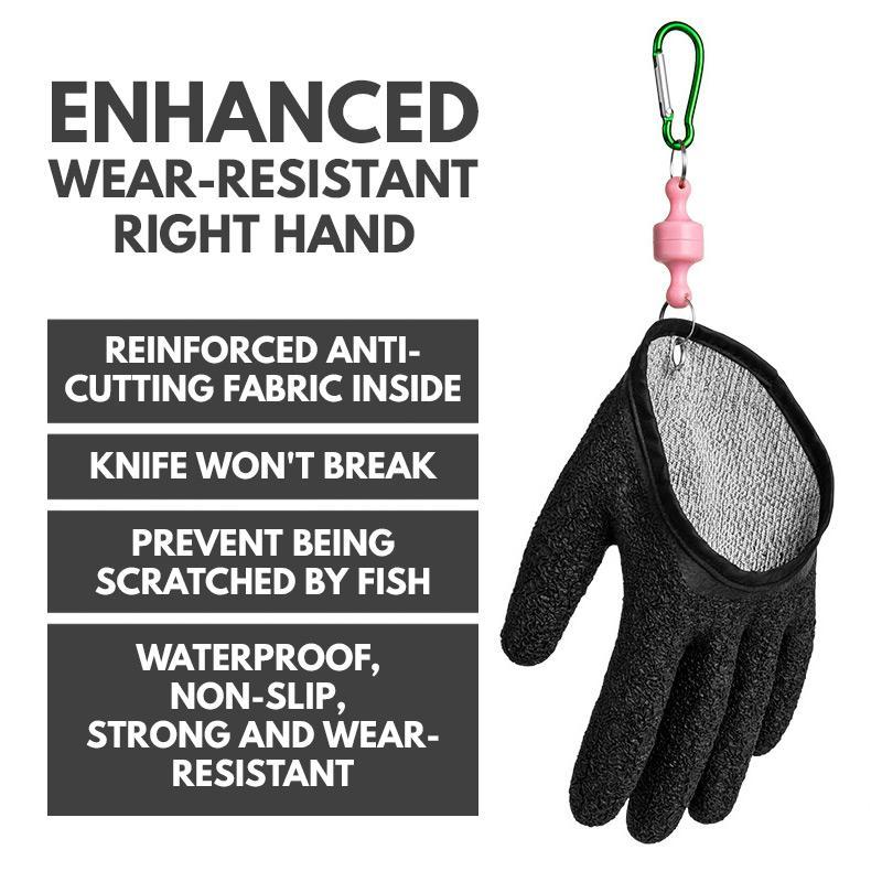 I pescatori da pesca proteggono le mani