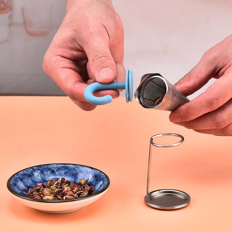 🔥Kuumamyynti.🔥Sateenvarjo tee-infuusiolaite ruostumatonta terästä