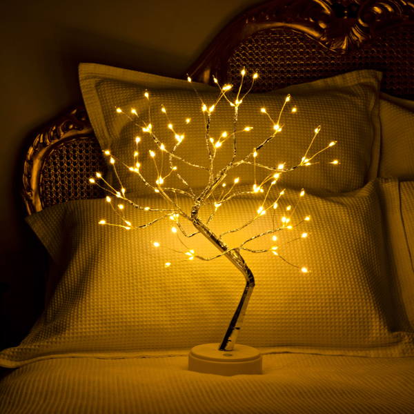 LED télécommande arbre lumière veilleuse