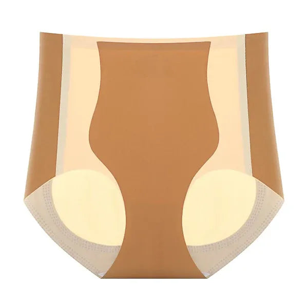 Pantaloni a vita senza cuciture con blocchi di colore