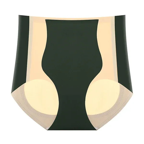 Pantaloni a vita senza cuciture con blocchi di colore