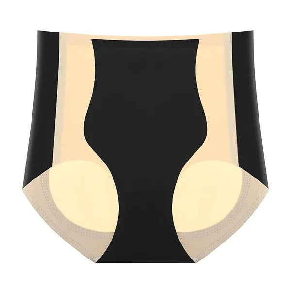 Pantaloni a vita senza cuciture con blocchi di colore