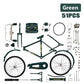 (🌲Venda de Natal Antecipado- POUPE 48% OFF)-DIY Bike Model Scale (COMPRE 2 RECEBA FRETE GRÁTIS)