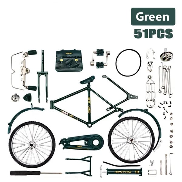 (🌲Venda de Natal Antecipado- POUPE 48% OFF)-DIY Bike Model Scale (COMPRE 2 RECEBA FRETE GRÁTIS)