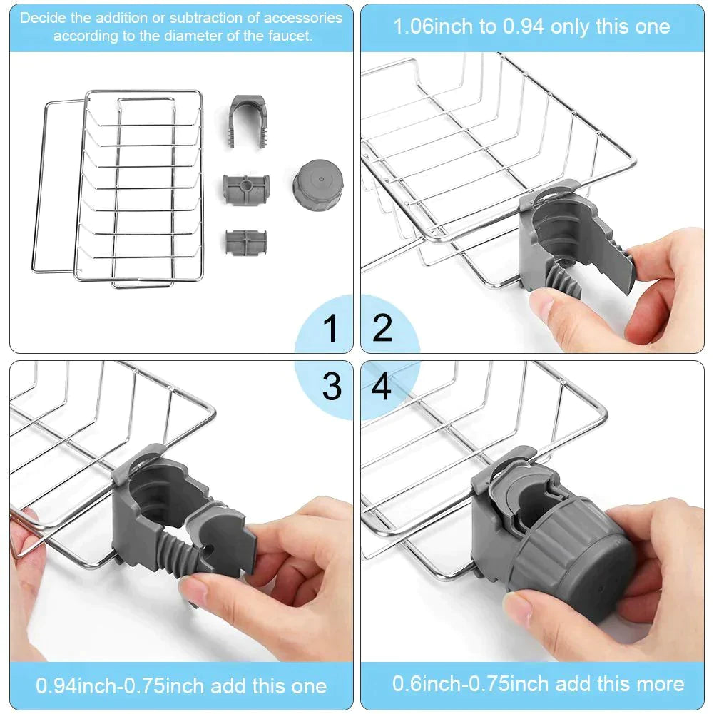 Tvättställ arrangör Rack för kök och badrum