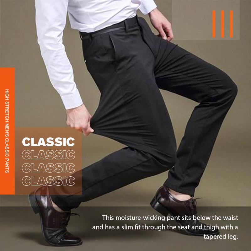 49% de descuento +Comprar 2 envío gratisPantalones clásicos High-stretch para hombres