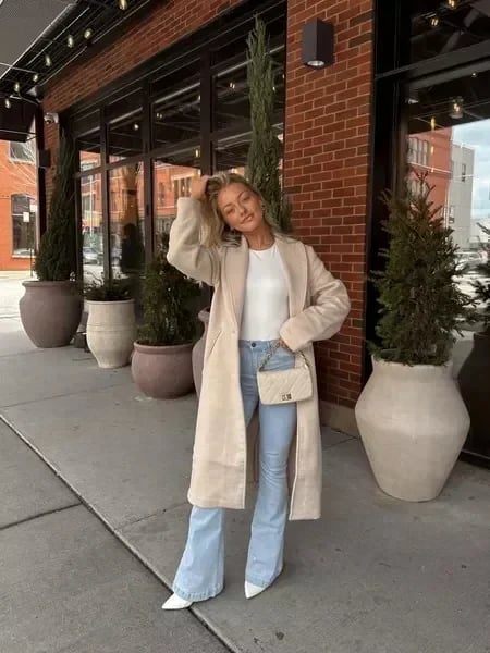 ⭐Naiset 2023,⭐Ultra High Rise Stretch Flare Jean.